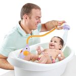 Yookidoo Baby Bath Shower Head - Elephant Water Pump with Trunk Spout Rinser - Control Water Flow from 2 Elephant Trunk Knobs for Maximum Fun in Tub or Sink for Newborn Babies (Blue) - Image 2